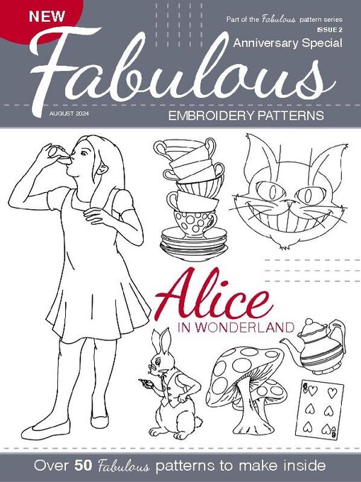 Title details for Fabulous Embroidery Patterns - Alice In Wonderland by jellymediaUK - Available